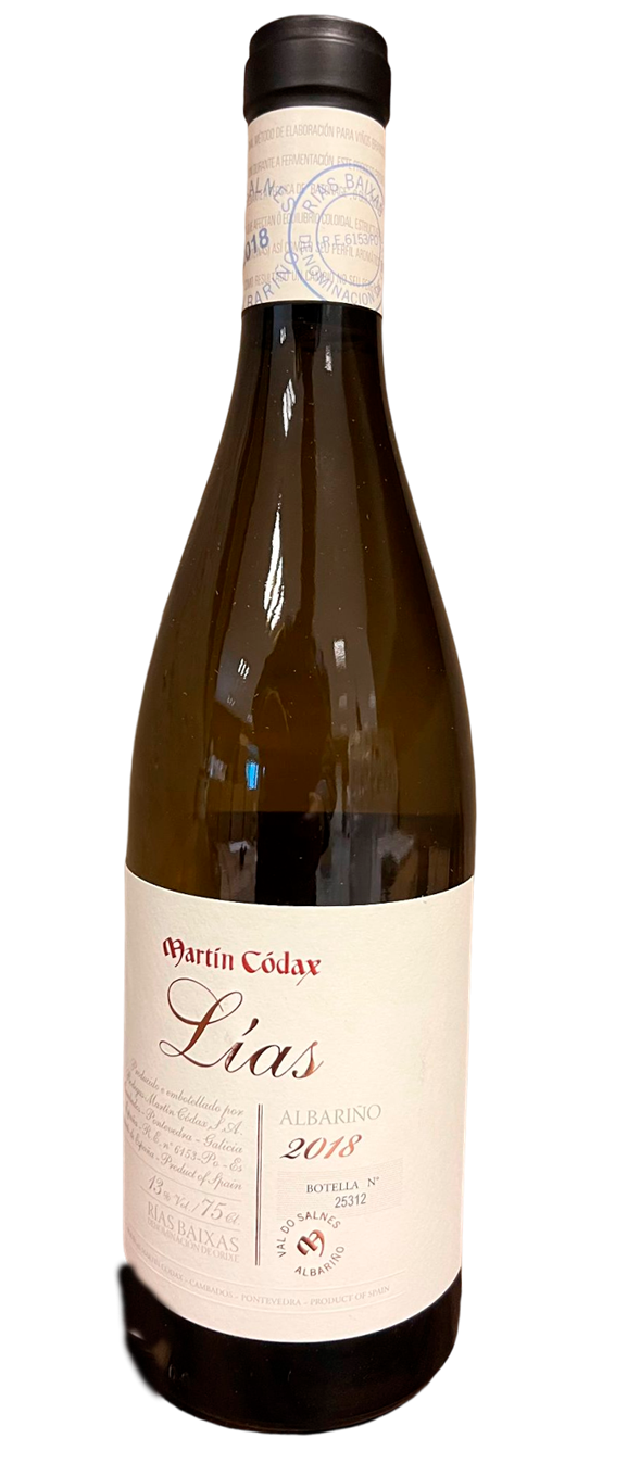 2018 Bodegas Martín Códax Rías Baixas Albariño Lias